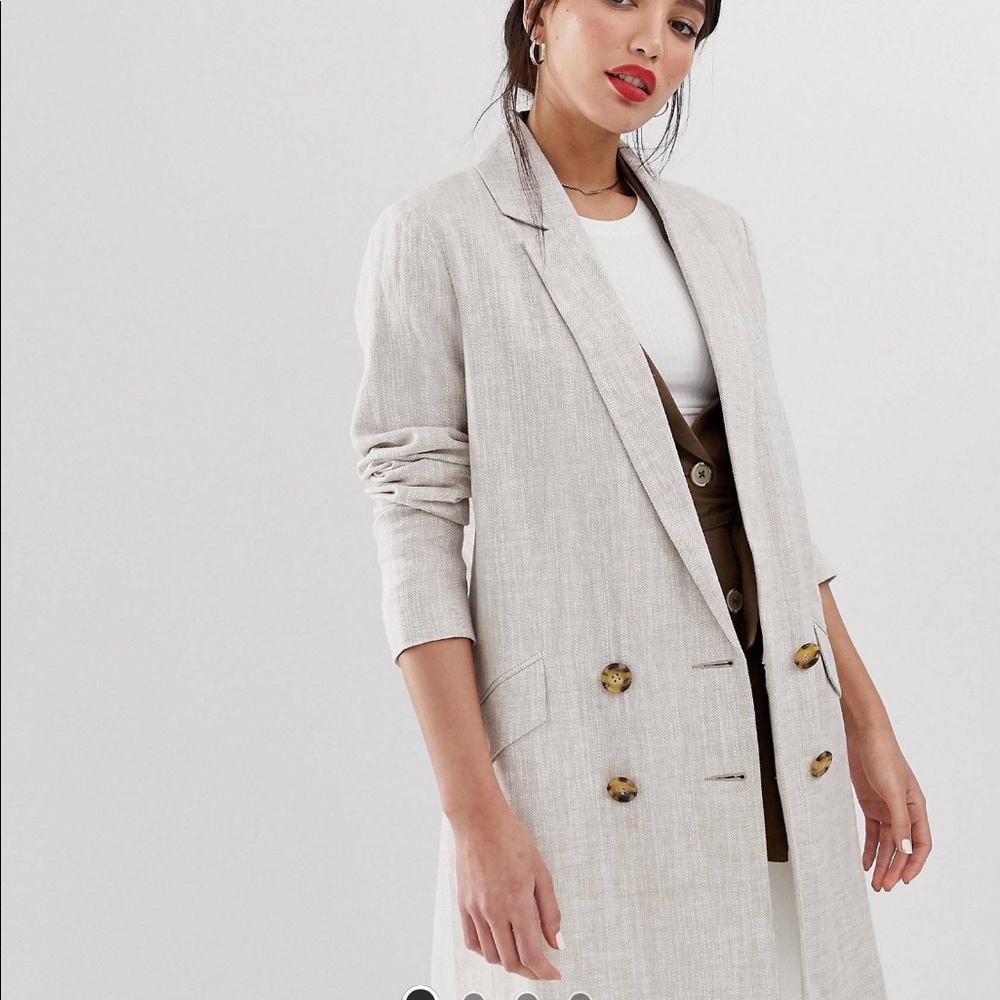 ASOS longline blazer